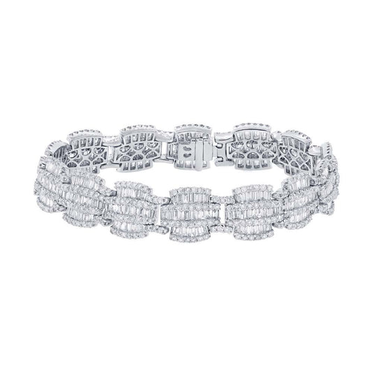 18k White Gold Diamond Lady's Bracelet - 9.21ct