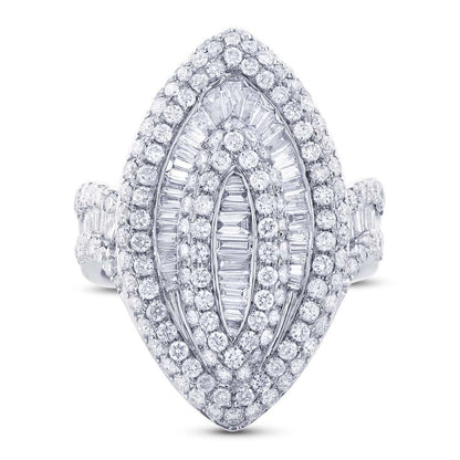 18k White Gold Diamond Lady's Ring - 2.31ct