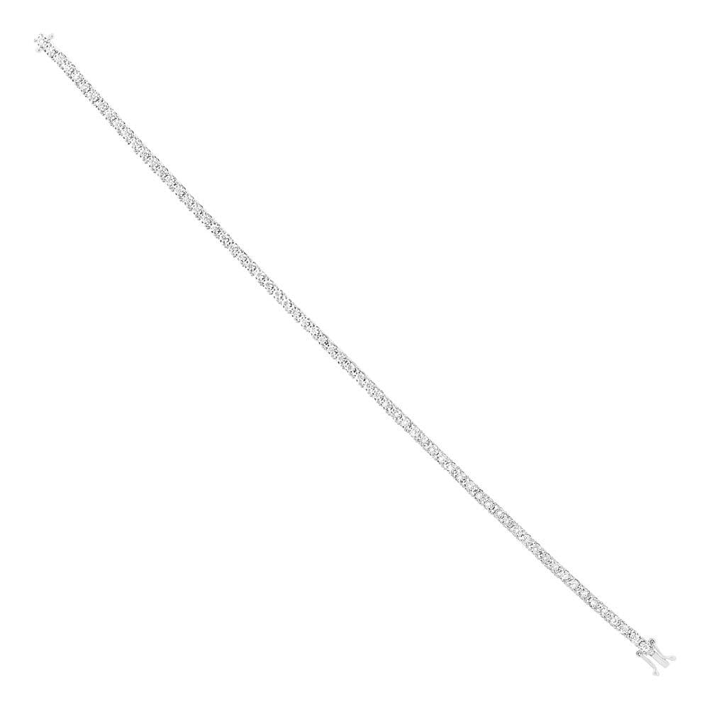 14k White Gold Diamond Lady's Bracelet - 1.00ct