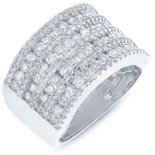 14k White Gold Diamond Lady's Ring - 2.05ct