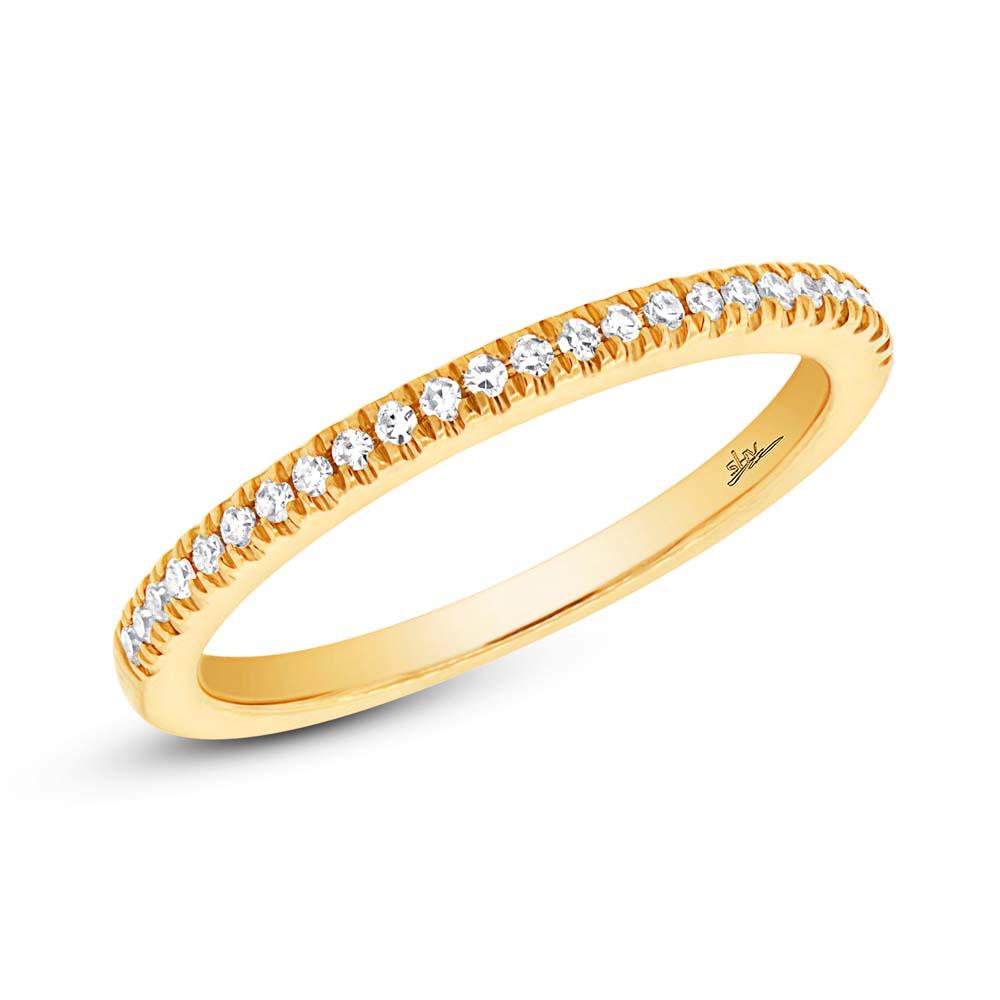 14k Yellow Gold Diamond Lady's Ring Size 6.5 - 0.08ct