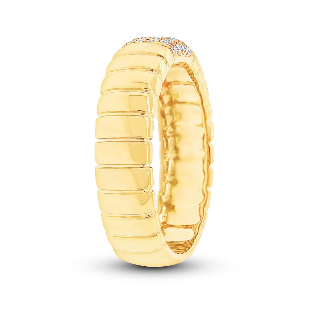 14k Yellow Gold Diamond Lady's Ring - 0.14ct