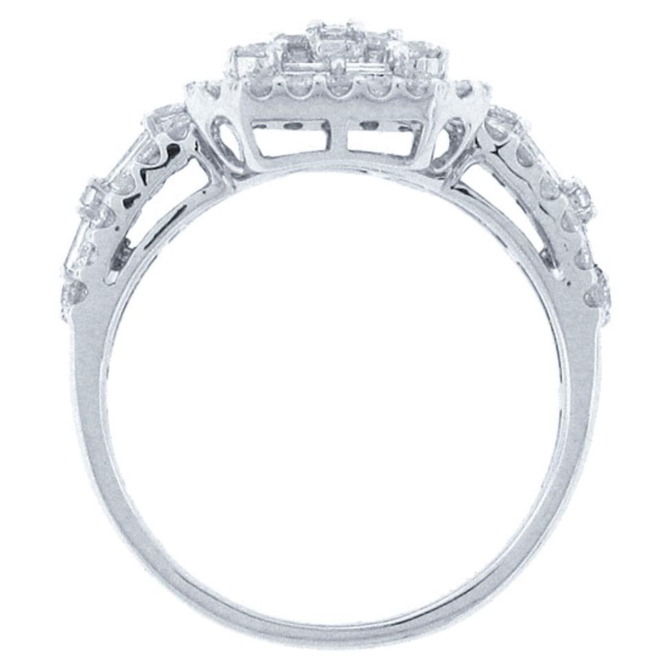 18k White Gold Diamond Lady's Ring - 1.25ct