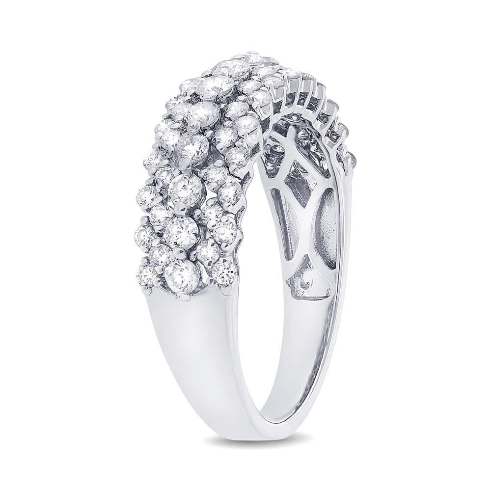 18k White Gold Diamond Lady's Ring - 0.98ct