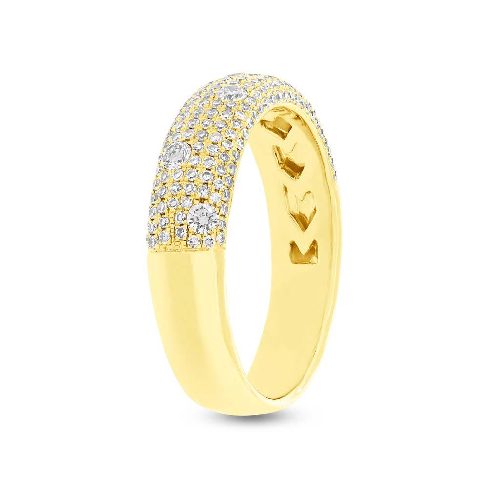 14k Yellow Gold Diamond Lady's Ring - 0.63ct