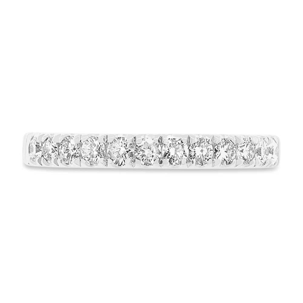 18k White Gold Diamond Lady's Band - 0.45ct