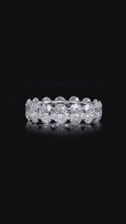 Eternity Band 18k White Gold with 0.50 Diamond